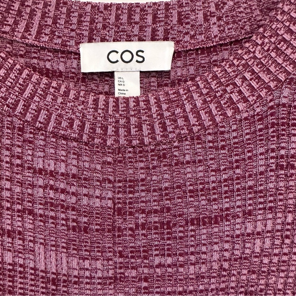 COS Melange Ribbed Dress - Picture 4 of 4